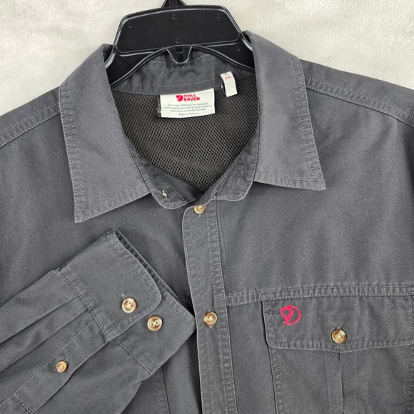 Fjallraven‎ Shirt Jacket G-1000 Shrek Trekking Button Up Outdoor Hiking XXL - Picture 1 of 9